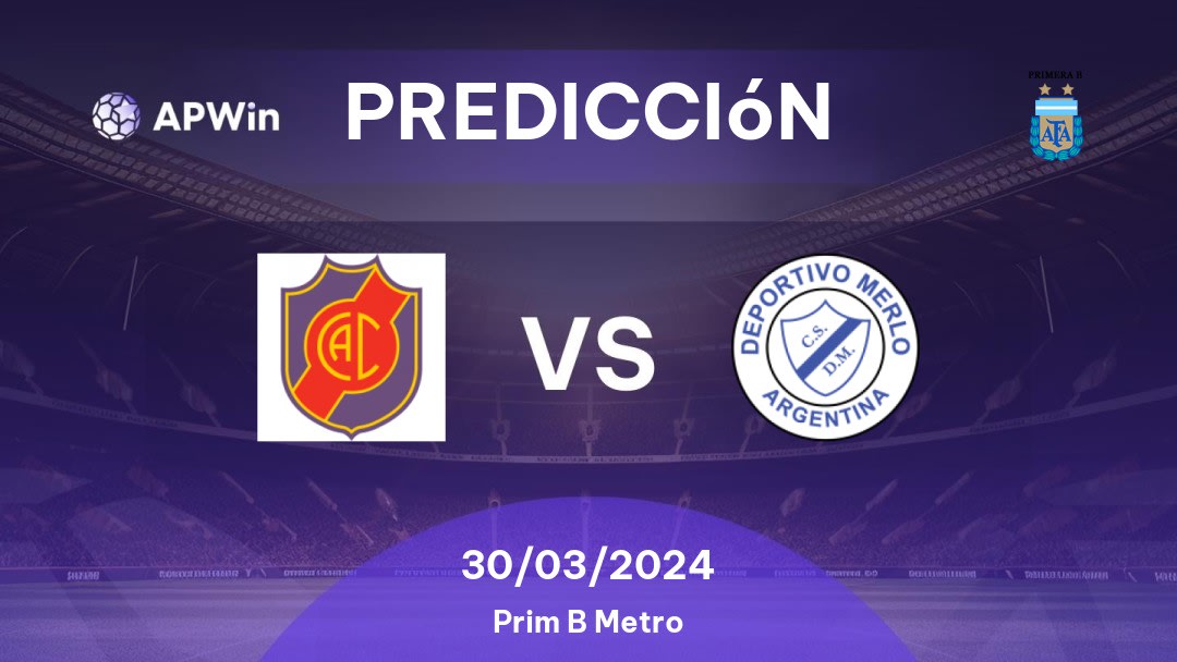 Predicciones Colegiales vs Deportivo Merlo: 30/03/2024 - Argentina Prim B Metro