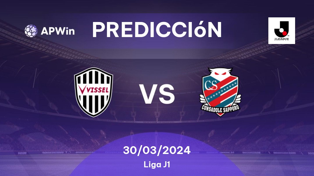 Predicciones Vissel Kobe vs Consadole Sapporo: 30/03/2024 - Japón Liga J1