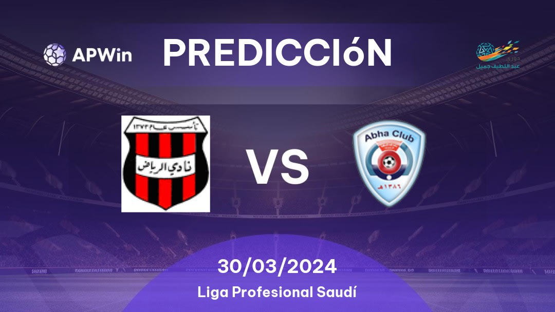 Predicciones Al Riyadh vs Abha: 30/03/2024 - Arabia Saudita Saudita Professional League