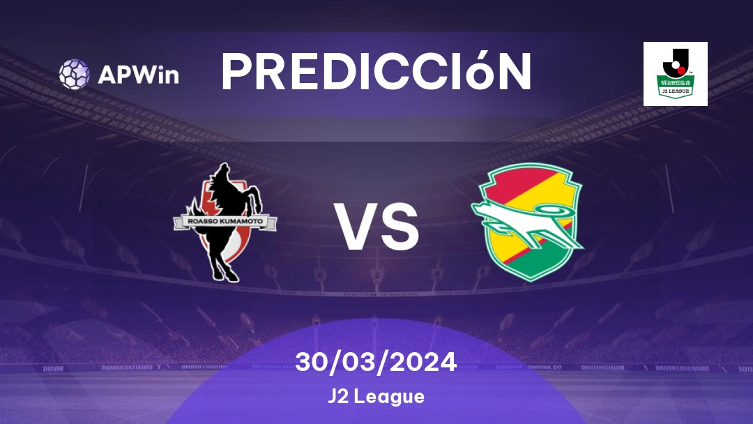 Predicciones Roasso Kumamoto vs JEF United: 30/03/2024 - Japón J2 League