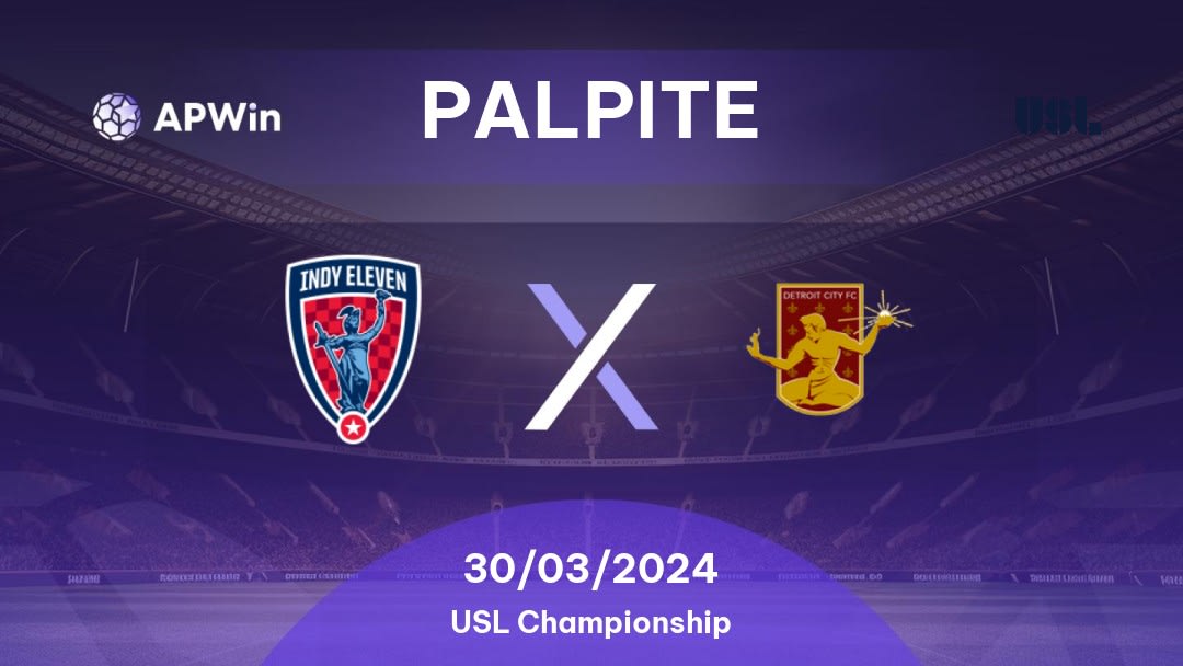 Palpite Indy Eleven x Detroit City FC: 30/03/2024 - USL Championship