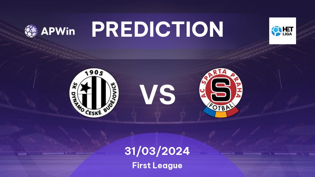 České Budějovice vs Sparta Praha Betting Tips: 31/03/2024 - Matchday 26 - Czech Republic First League