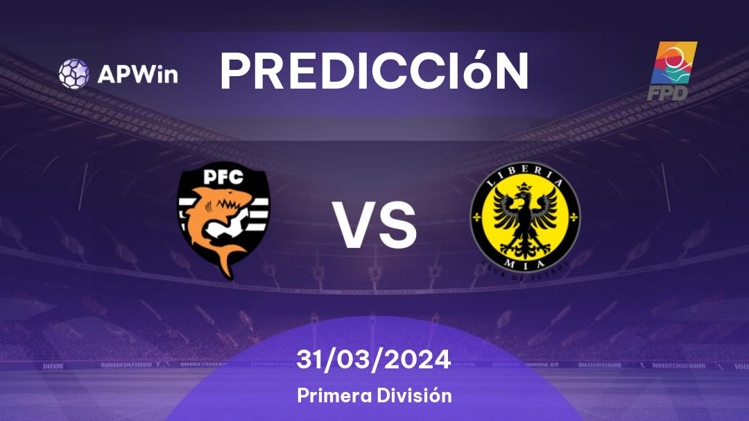 Predicciones Puntarenas vs Municipal Liberia: 31/03/2024 - Costa Rica Liga de Fútbol de Primera División