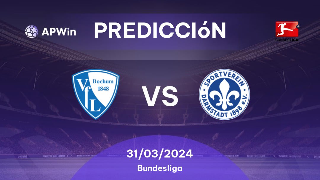 Predicciones Bochum vs Darmstadt 98: 31/03/2024 - Alemania Bundesliga