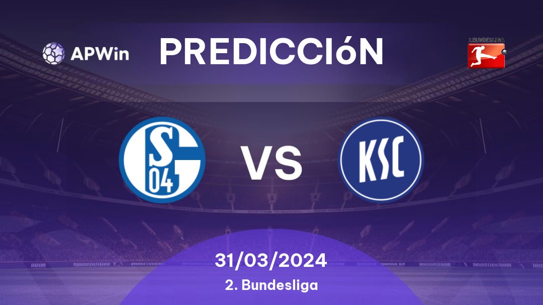 Predicciones Schalke 04 vs Karlsruher SC: 31/03/2024 - Alemania Bundesliga 2