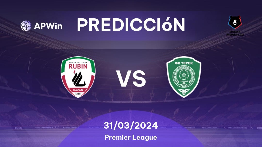 Predicciones Rubin Kazan vs Akhmat Grozny: 31/03/2024 - Rusia Premier League