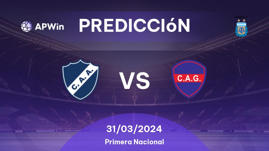 Predicciones Alvarado vs Club Atlético Güemes: 31/03/2024 - Argentina Primera B Nacional