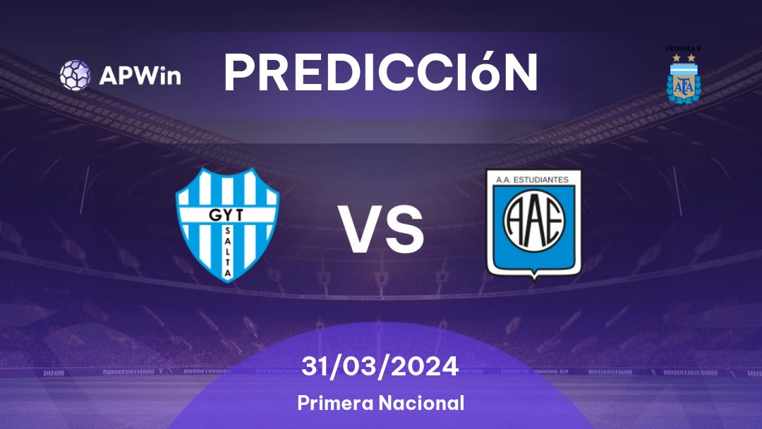 Predicciones Gimnasia y Tiro vs Estudiantes Río Cuarto: 31/03/2024 - Argentina Primera B Nacional