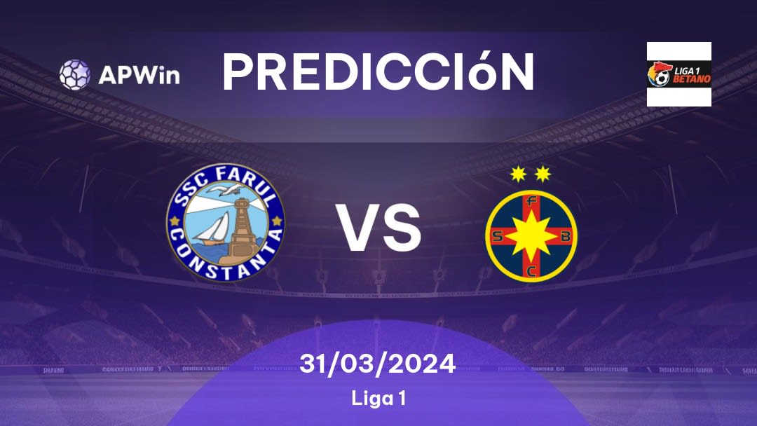 Predicciones SSC Farul vs FCSB: 31/03/2024 - Rumania Liga 1