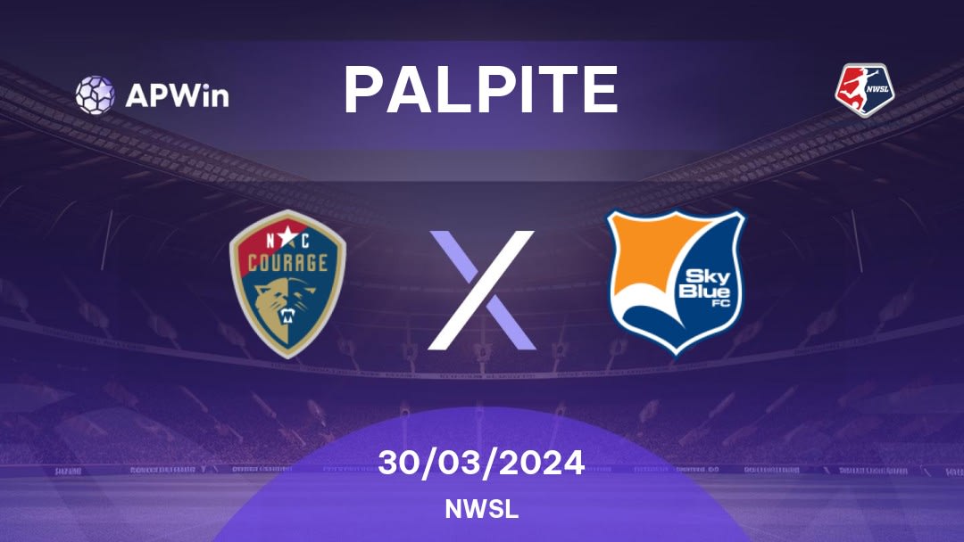 Palpite North Carolina Courage x Sky Blue: 30/03/2024 - NWSL