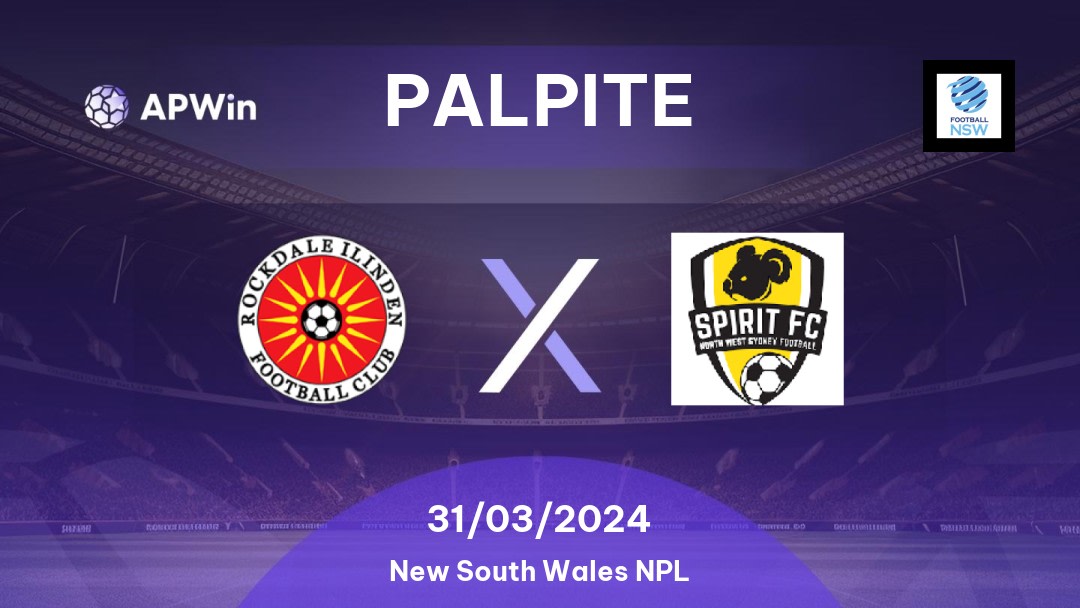 Palpite Rockdale City Suns x NWS Spirit: 31/03/2024 - New South Wales NPL