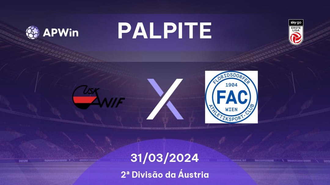 Palpite Liefering x Floridsdorfer AC: 31/03/2024 - 2ª Divisão da Áustria