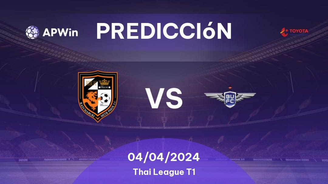 Predicciones Ratchaburi vs Bangkok United: 04/04/2024 - Tailandia Thai League T1