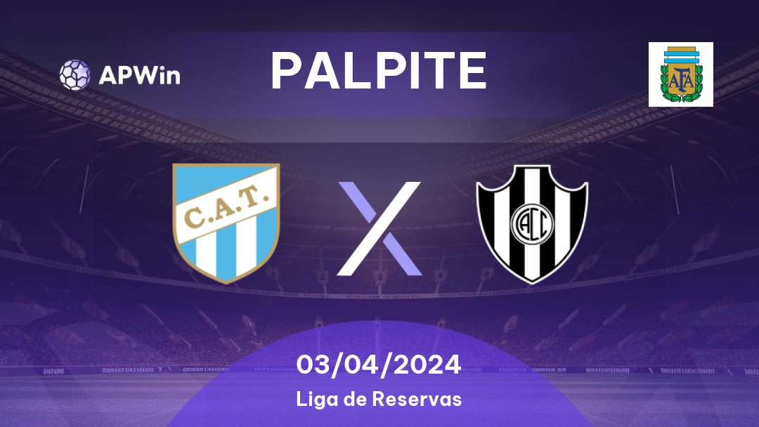 Palpite Atlético Tucumán Res. x CA Central Córdoba Reserves: 26/07/2023 - Liga de Reservas