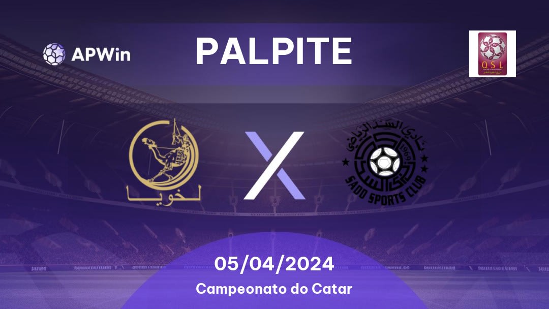 Palpite Al Duhail x Al Sadd: 05/04/2024 - Campeonato do Catar