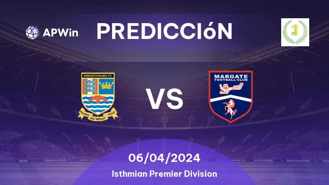 Predicciones Kingstonian vs Margate: 17/12/2022 - Inglaterra Isthmian Premier Division