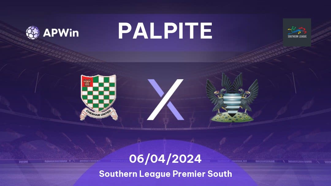 Palpite Chesham United x Salisbury: 06/04/2024 - Southern League Premier South