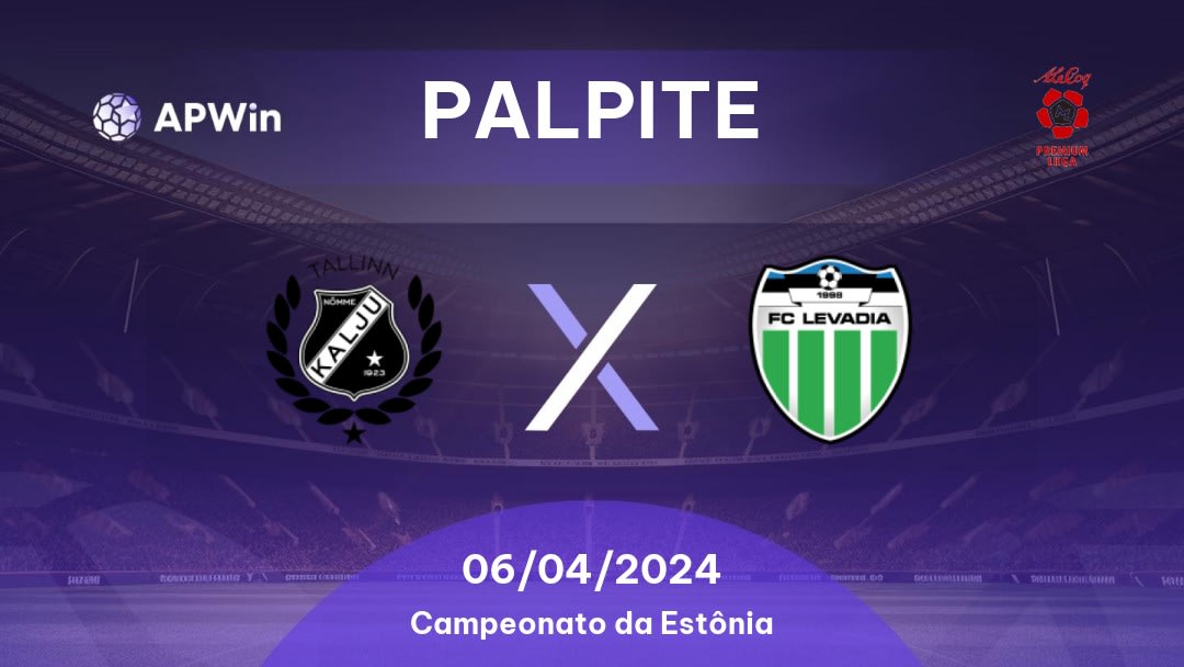 Palpite Nõmme Kalju x Tallinna FC Levadia: 02/10/2022 - Estônia Meistriliiga