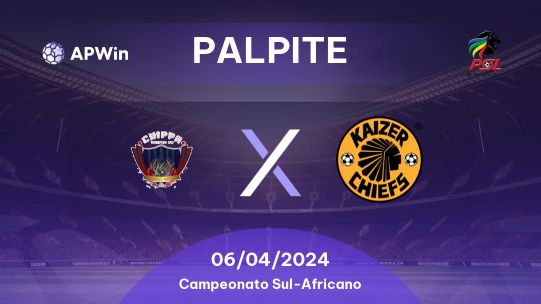 Palpite Chippa United x Kaizer Chiefs: 27/04/2023 - Campeonato Sul-Africano