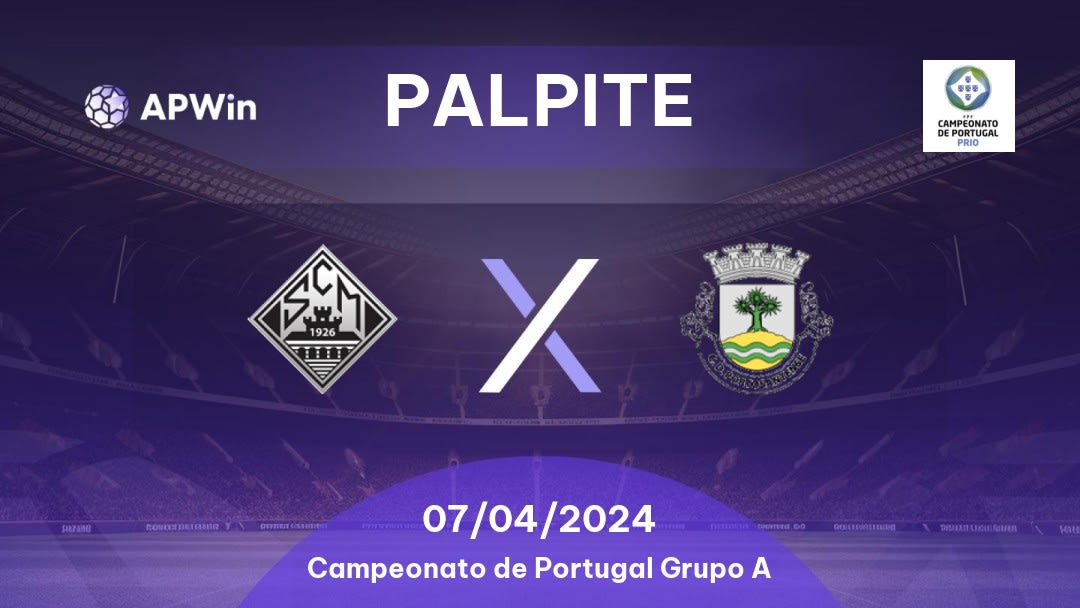 Palpite Mirandela x Portosantense: 07/04/2024 - Campeonato de Portugal Grupo A