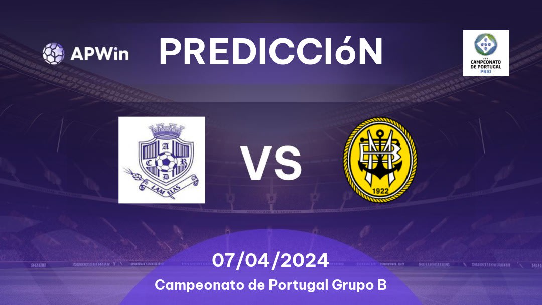 Predicciones Recreativa de Lamelas vs SC Beira-Mar: 07/04/2024 - Portugal Campeonato de Portugal Group B