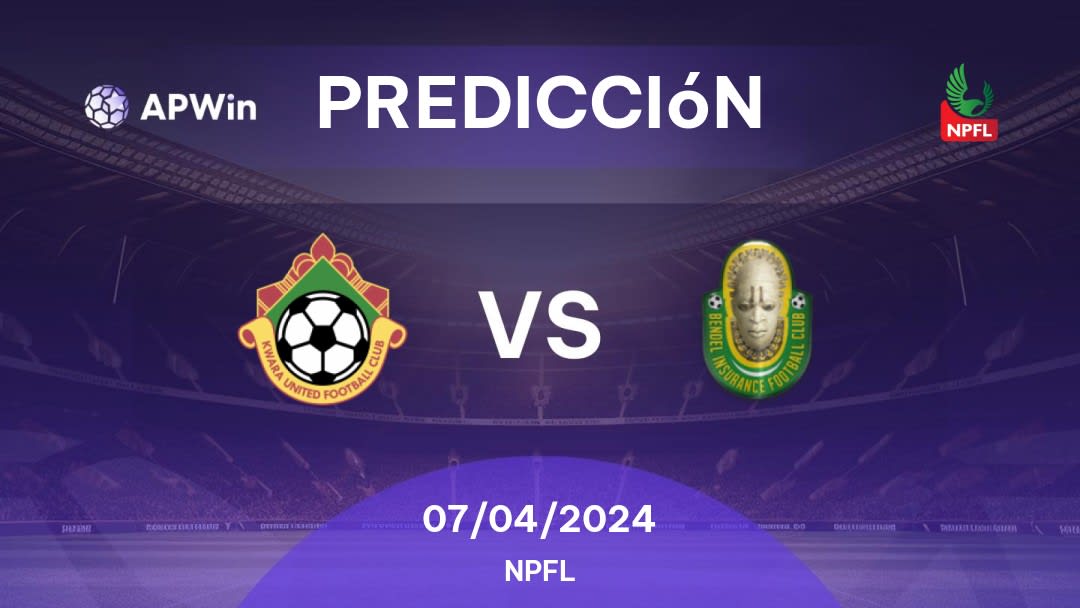 Predicciones Kwara United vs Bendel Insurance: 22/01/2023 - Nigeria NPFL