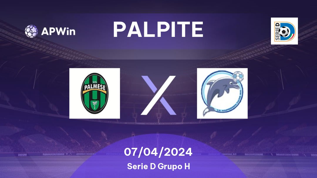 Palpite USD Palmese x Manfredonia: 07/04/2024 - Serie D Grupo H