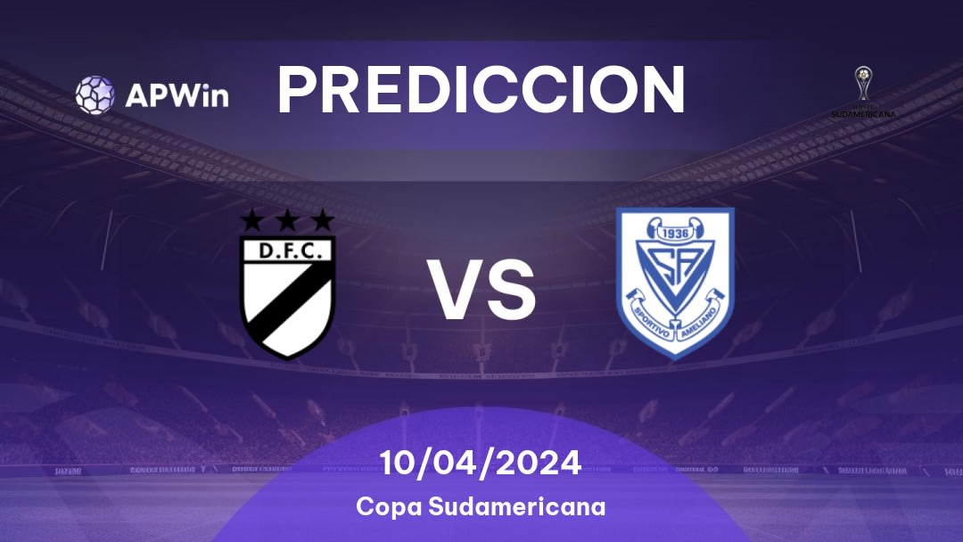 Predicciones Danubio vs Sportivo Ameliano: 09/04/2024 - Sudamerica Copa Sudamericana