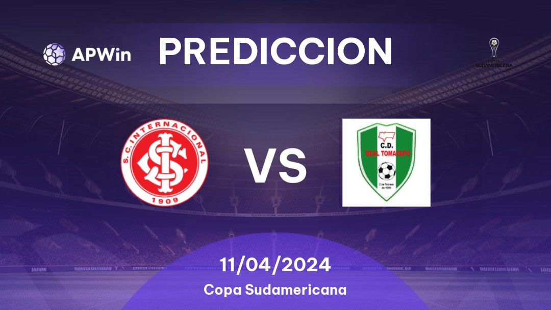 Predicciones Internacional vs Real Tomayapo: 11/04/2024 - Sudamerica Copa Sudamericana
