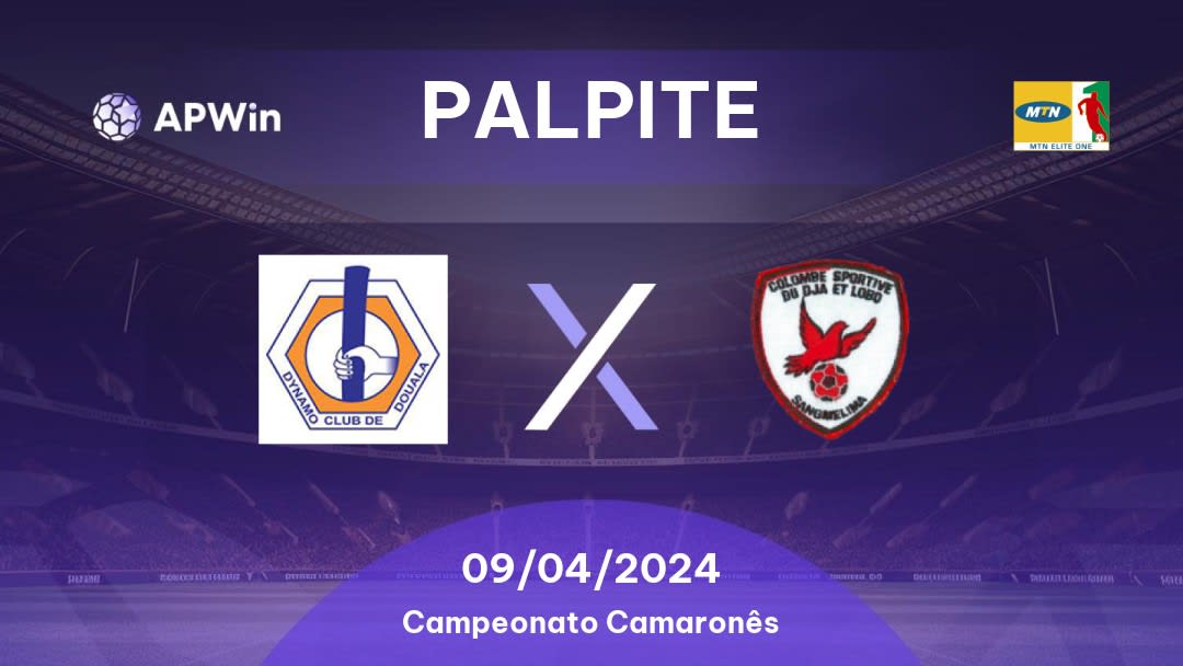 Palpite Dynamo de Douala x Colombe: 09/04/2024 - Campeonato Camaronês