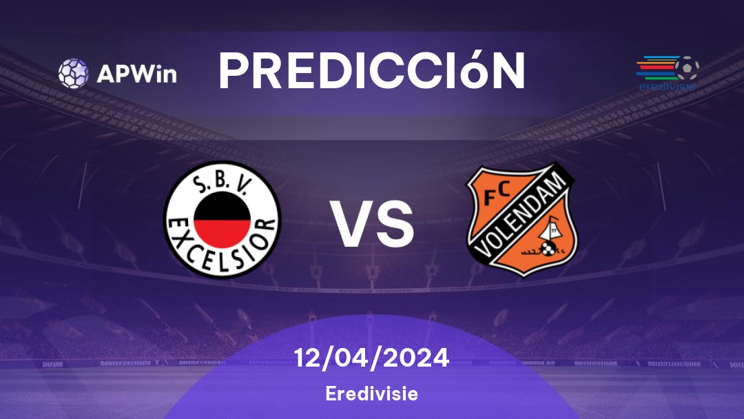 Predicciones Excelsior vs Volendam: 20/01/2023 - Países Bajos Eredivisie