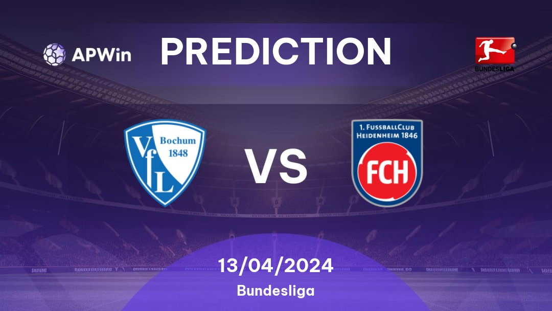 Bochum vs Heidenheim Betting Tips: 13/04/2024 - Matchday 29 - Germany Bundesliga