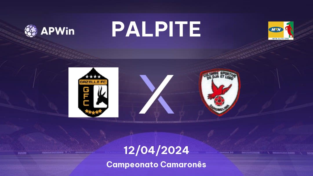 Palpite Gazelle x Colombe: 12/04/2024 - Campeonato Camaronês