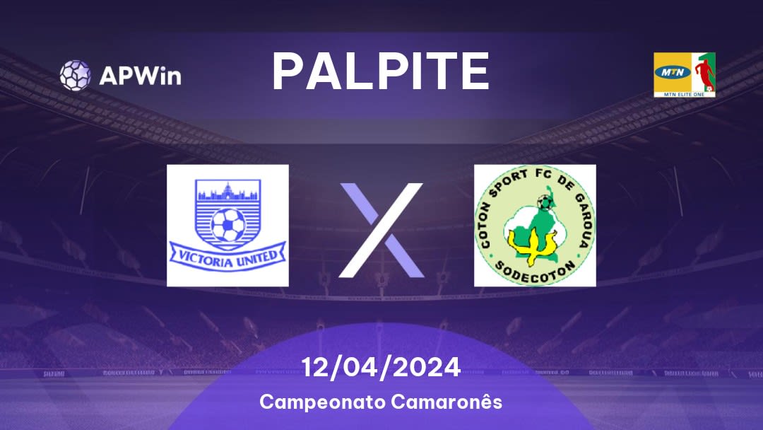 Palpite Victoria United x Cotonsport: 12/04/2024 - Campeonato Camaronês