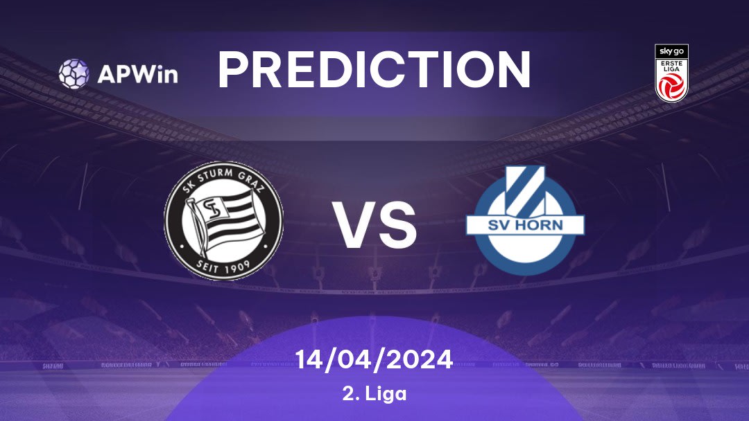 Sturm Graz II vs Horn Betting Tips: 16/04/2023 - Matchday 23 - Austria 2. Liga