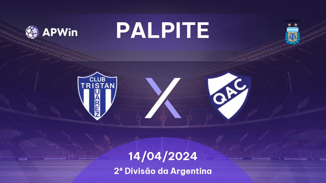 Palpite Tristán Suárez x Quilmes: 21/05/2023 - 2º Divisão da Argentina