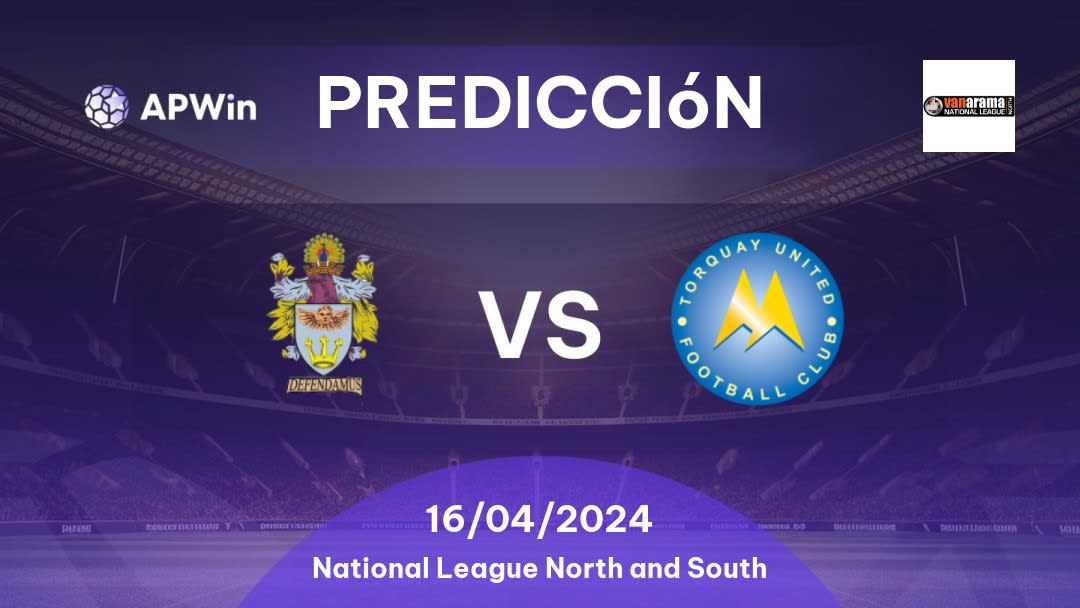 Predicciones Taunton Town vs Torquay United: 16/04/2024 - Inglaterra National League North and South