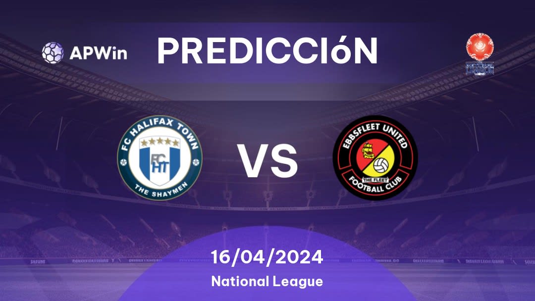 Predicciones Halifax Town vs Ebbsfleet United: 16/04/2024 - Inglaterra National League