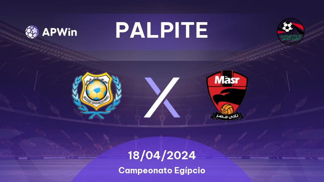 Palpite Ismaily SC x ZED FC: 18/04/2024 - Campeonato Egípcio