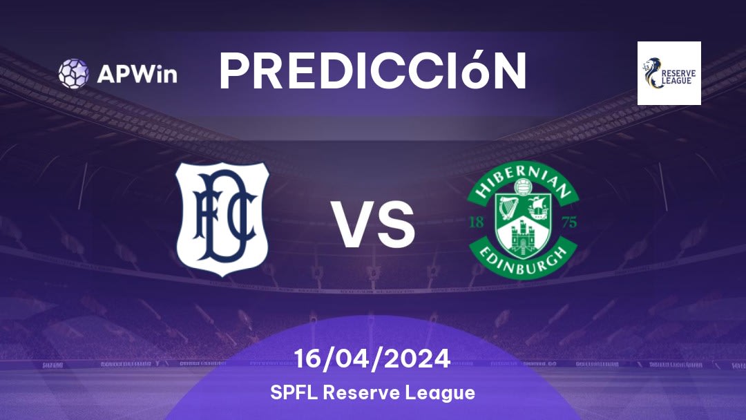 Predicciones Dundee Res. vs Hibernian Res.: 16/04/2024 - Escocia SPFL Reserve League