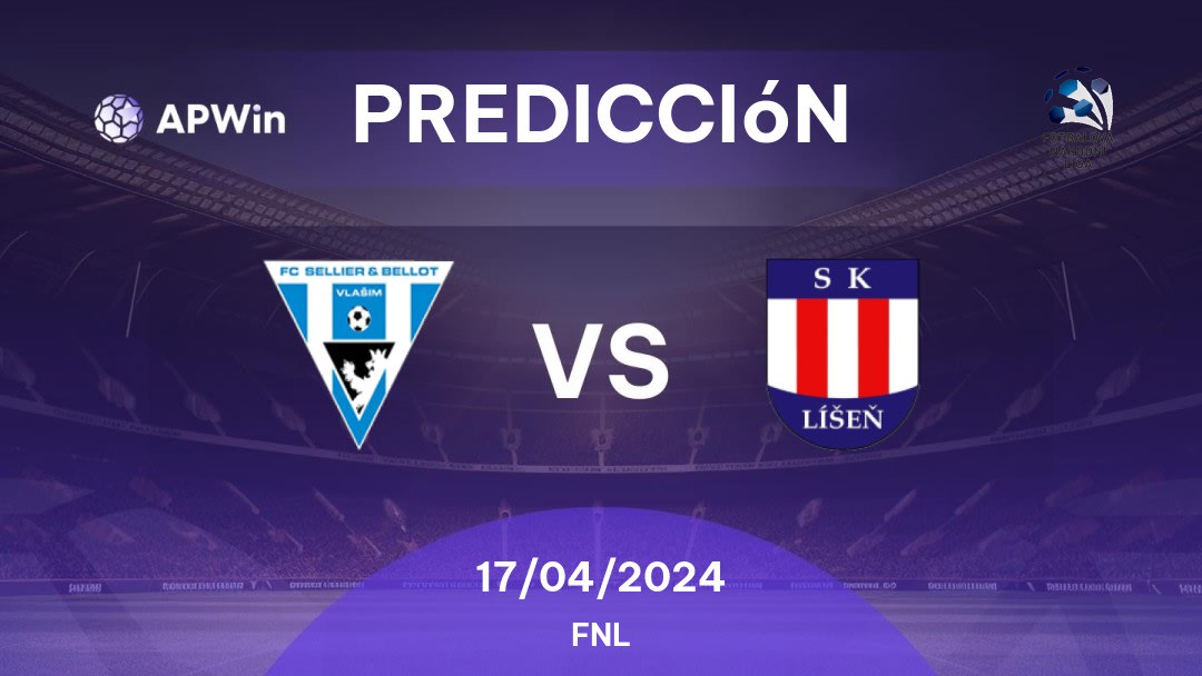 Predicciones Vlašim vs Líšeň: 17/04/2024 - República Checo FNL