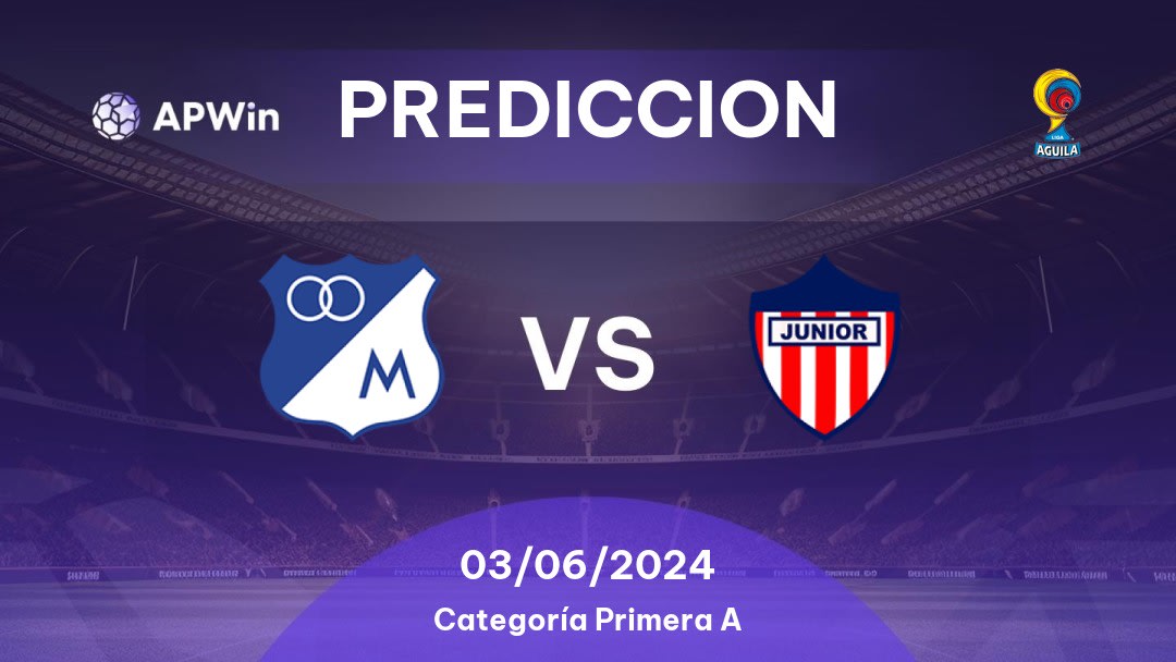 Predicciones Millonarios vs Junior: 17/04/2024 - Colombia Categoría Primera A