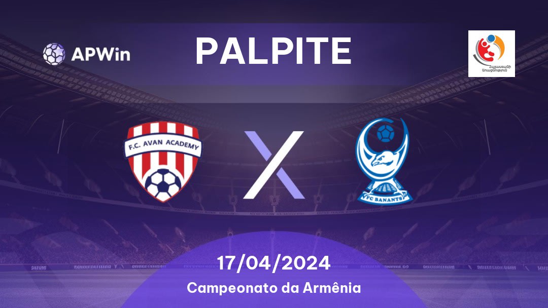 Palpite FC Avan Academy x Banants: 09/10/2022 - Armênia Armenian Premier League