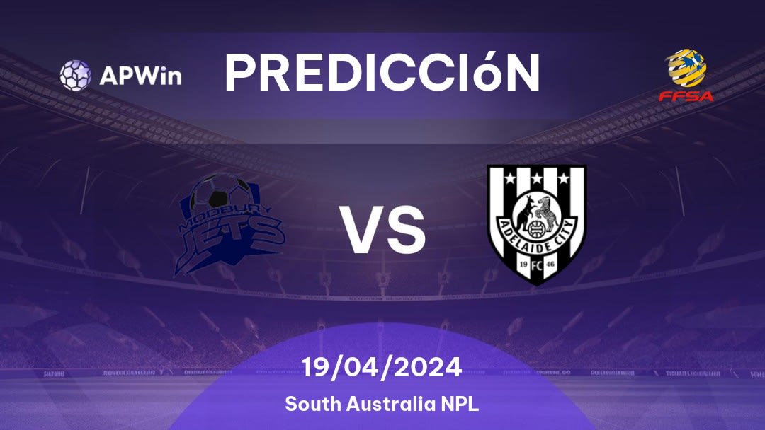 Predicciones Modbury Jets vs Adelaide City: 19/04/2024 - Australia South Australia NPL