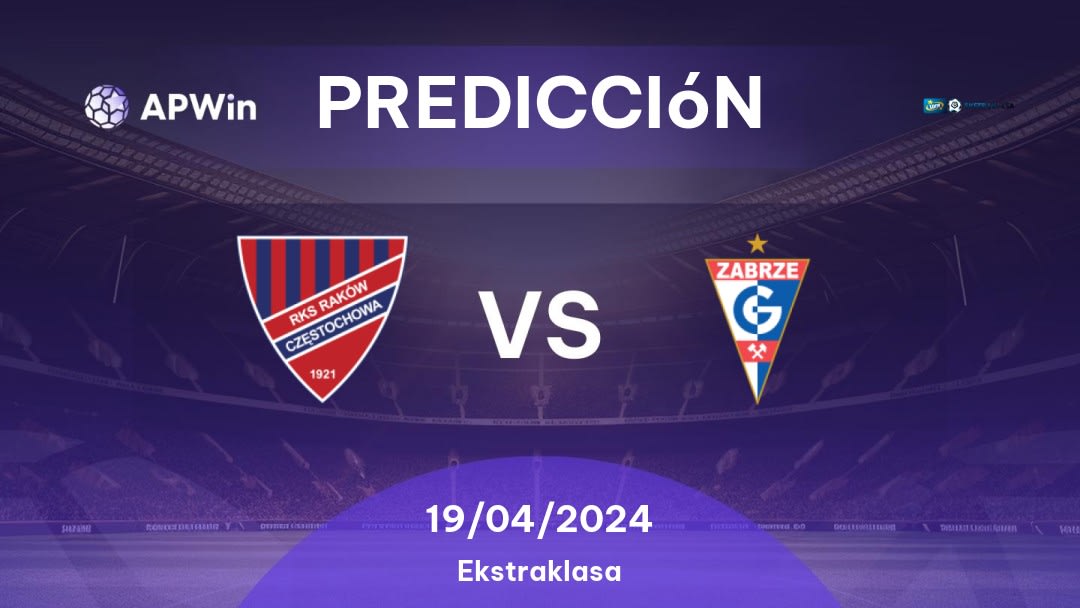 Predicciones Raków Częstochowa vs Górnik Zabrze: 19/04/2024 - Polonia Ekstraklasa