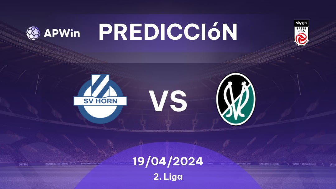 Predicciones Horn vs Ried: 19/04/2024 - Áustria 2. Liga