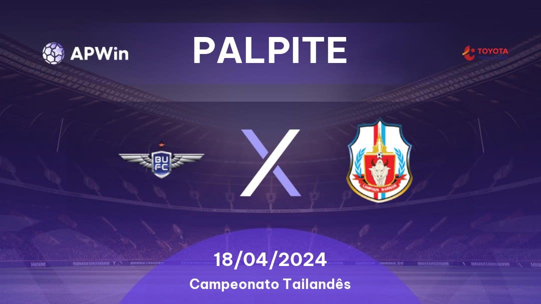 Palpite Bangkok United x Lamphun Warrior: 18/04/2024 - Campeonato Tailandês