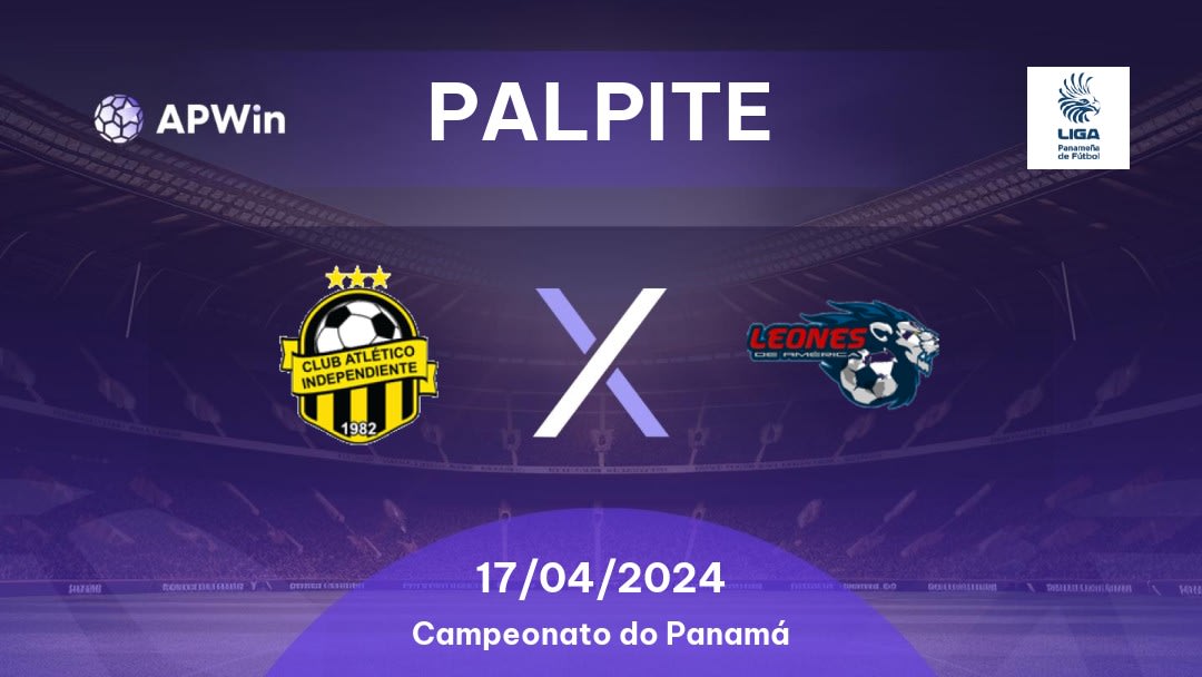 Palpite CA Independiente de La Chorrera x Veraguas: 17/04/2024 - Campeonato do Panamá