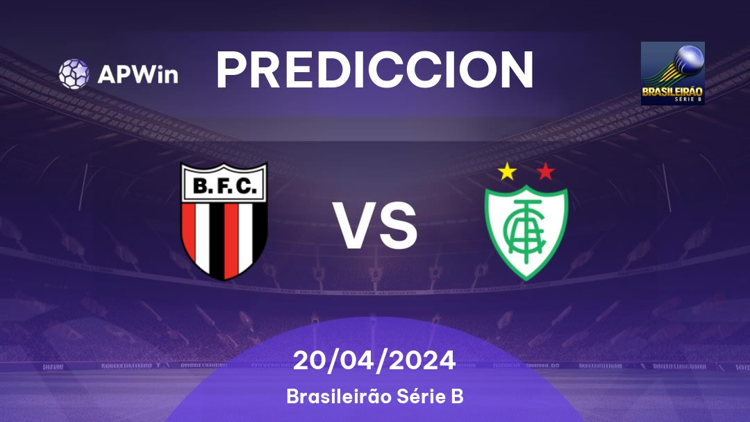 Predicciones Botafogo SP vs América Mineiro: 19/04/2024 - Brasil Brasileirão Série B