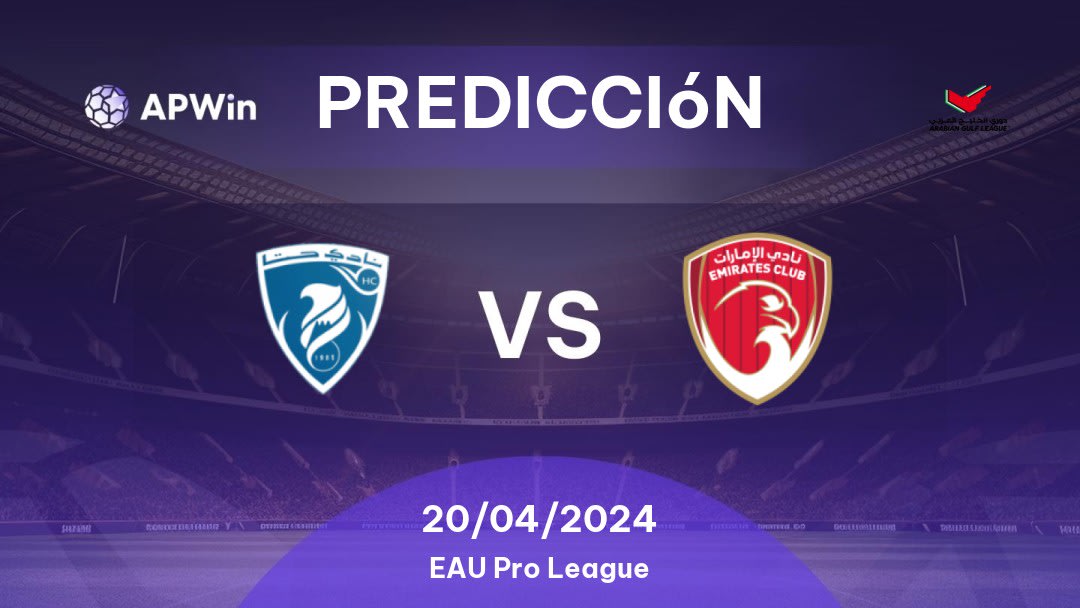 Predicciones Hatta vs Emirates: 20/04/2024 - EAU Gulf League